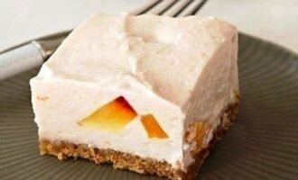 Чизкейк со сливочным сыром рецепт с фото как приготовить с персиками-1