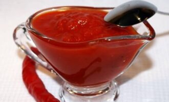 Кетчуп на зиму в домашних условиях рецепт с яблоками пошагово-1