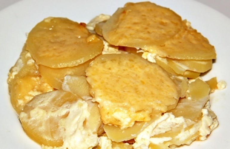 Запечённый картофель в духовке рецепт с фото как запечь картошку-1