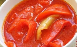 Лечо из болгарского перца на зиму с помидорами рецепт классический-1