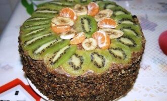 Бисквитно-фруктовый торт Королевский шарм рецепт
