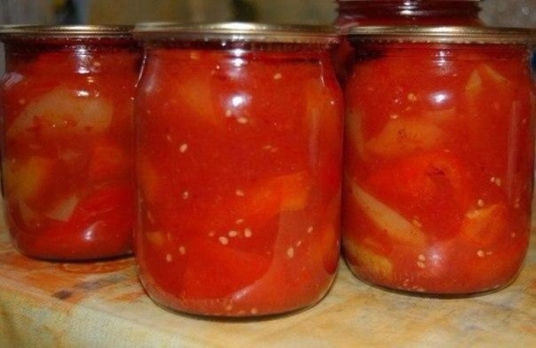 Как приготовить лечо из перца и помидор на зиму рецепт пошагово - 5